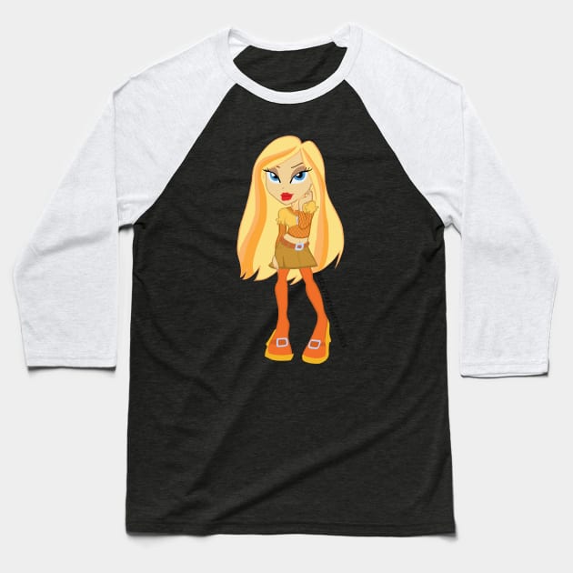 Bratz icandyz Cloe Baseball T-Shirt by CreativeToonsTV